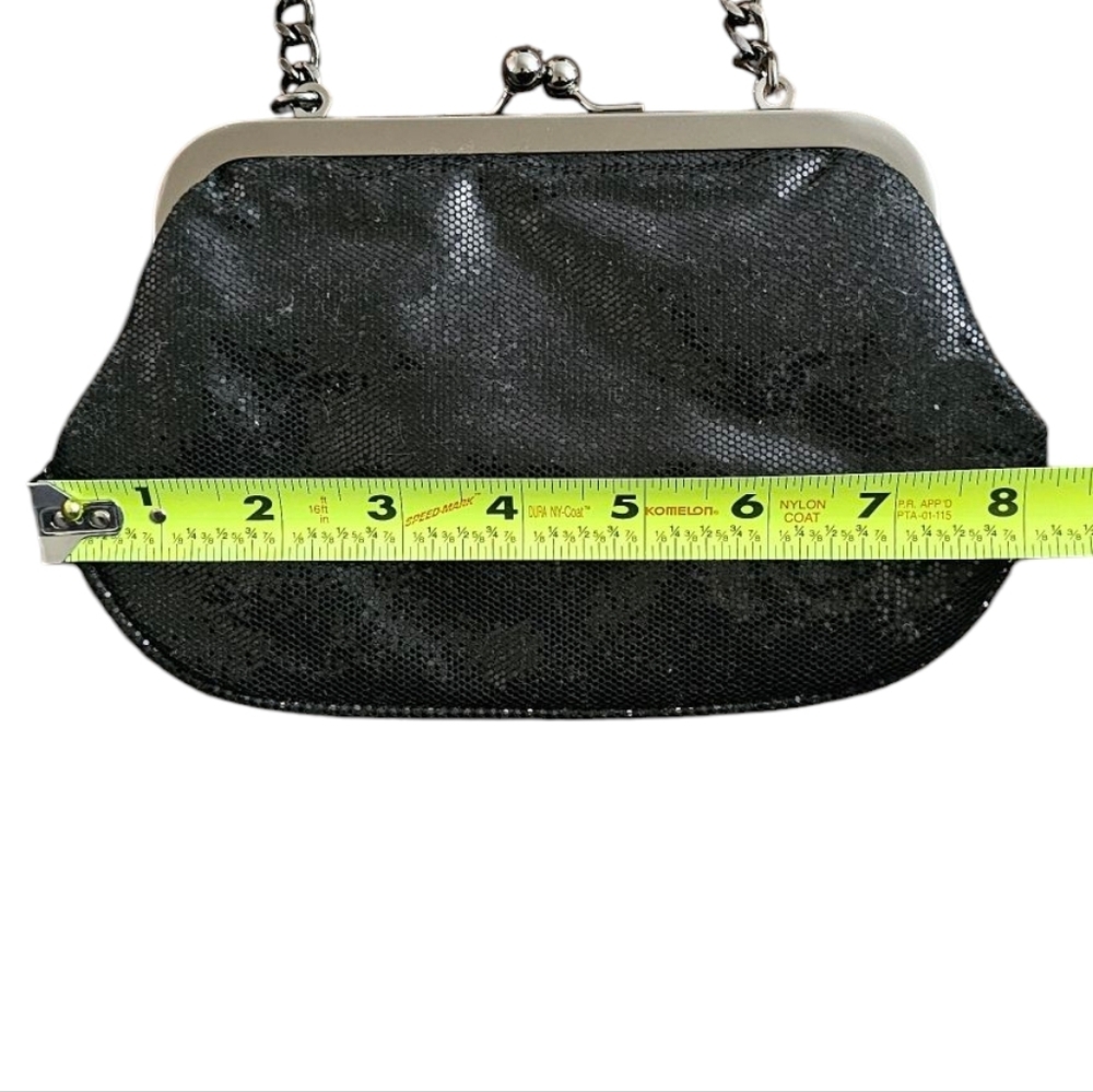 Express-Glittery Micro Sequins Elegant Party/Cocktail Chain Shoulder Bag/Clutch - Picture 9 of 9